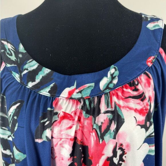 Blue Time Floral Sleeveless Dress women’s 2xl - Picture 5 of 12